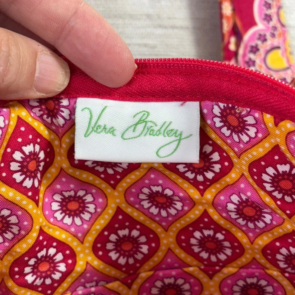 NEW‎ Vera Bradley Pink Paisley Quilted Crossbody Shoulder Bag Adjustable Strap
